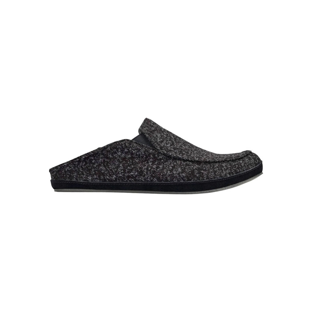 Olukai Men's Moloa Hulu Slipper - Black - Lenny's Shoe & Apparel