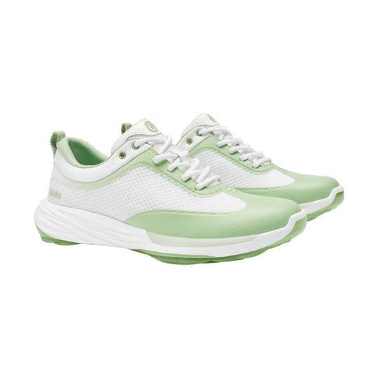 Olukai Women's Makena Golf Shoes - Bright White/Mint - Lenny's Shoe & Apparel