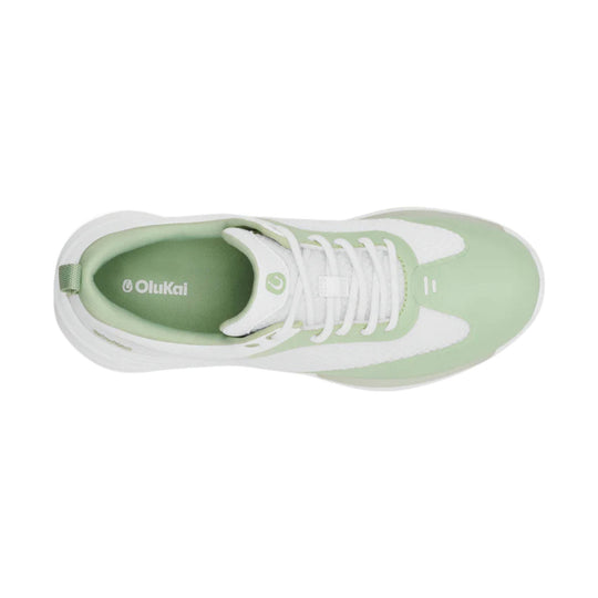 Olukai Women's Makena Golf Shoes - Bright White/Mint - Lenny's Shoe & Apparel