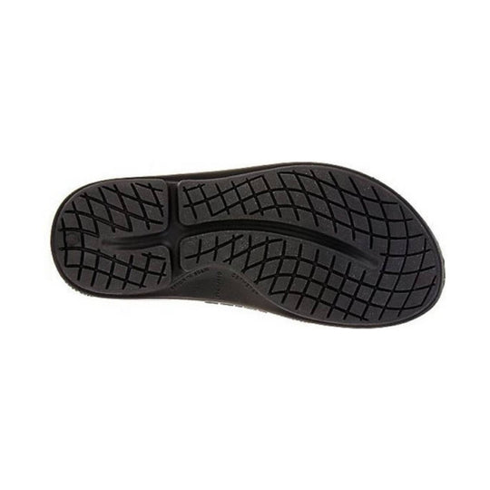 Black shoe sole on a white background