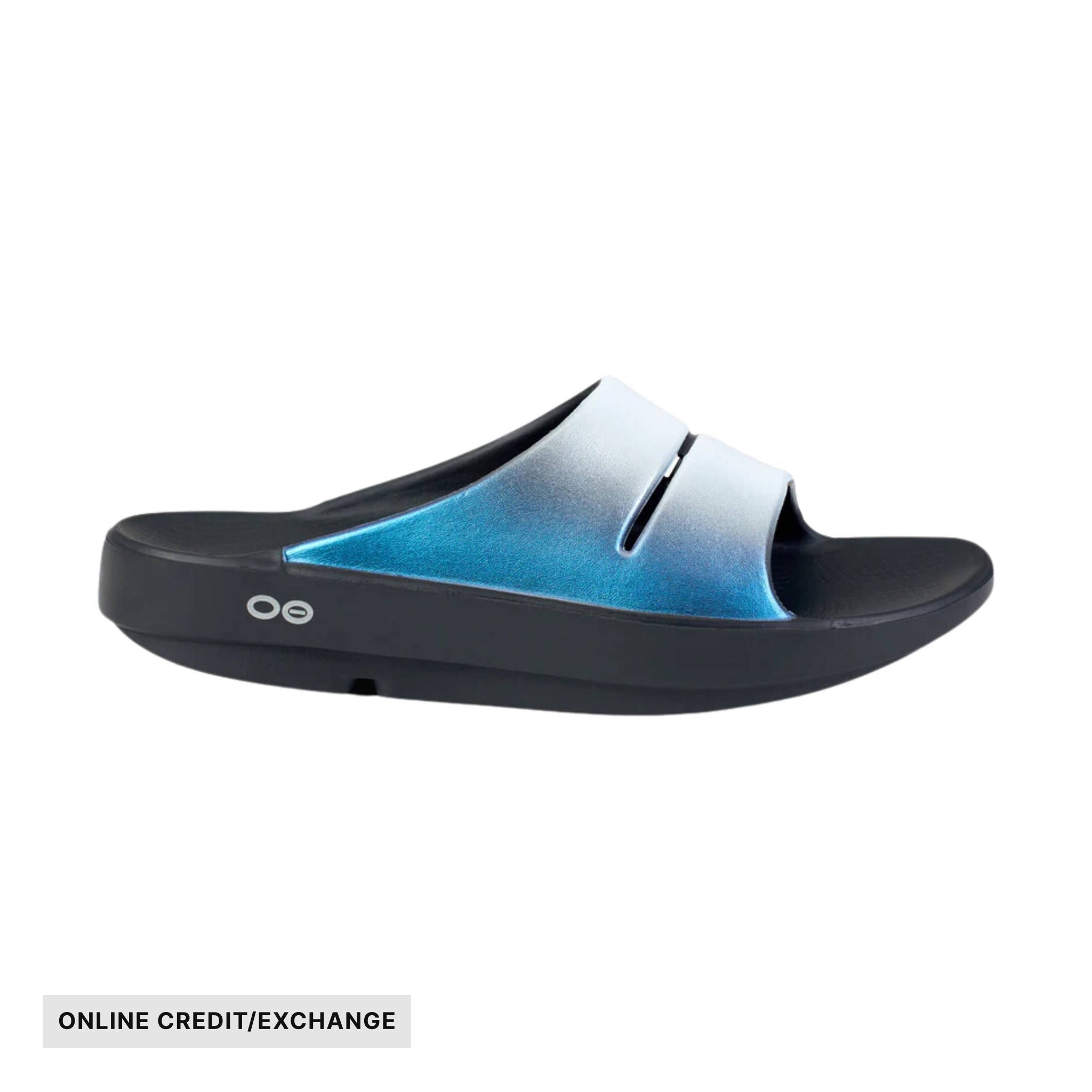 OOfos Women's OOahh Luxe Slide - Frost – Lenny's Shoe & Apparel
