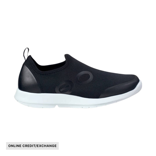 OOfos Women's OOmg Sport Shoes - White/Black - ONLINE CREDIT/EXCHANGE - Lenny's Shoe & Apparel