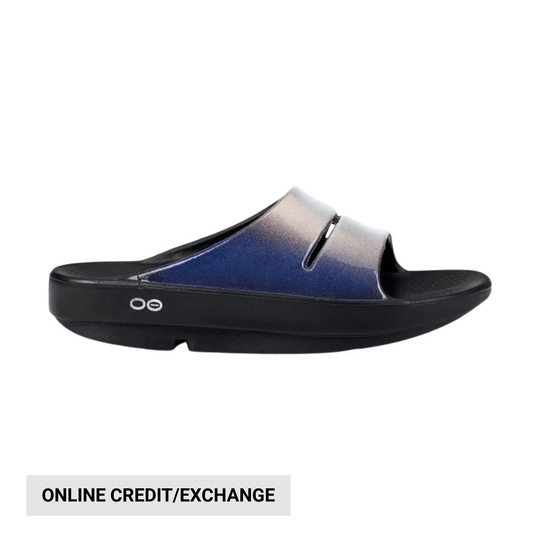 OOfos Women's OOahh Luxe Slide - Calypso - Lenny's Shoe & Apparel
