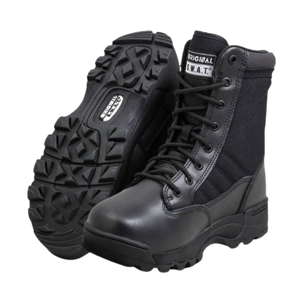 Original Footwear Men's S.W.A.T Classic 9 Inch Work Boots - Black - Lenny's Shoe & Apparel
