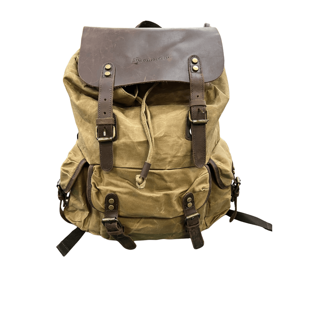 Pacific Crest Waxed Cotton Rucksack