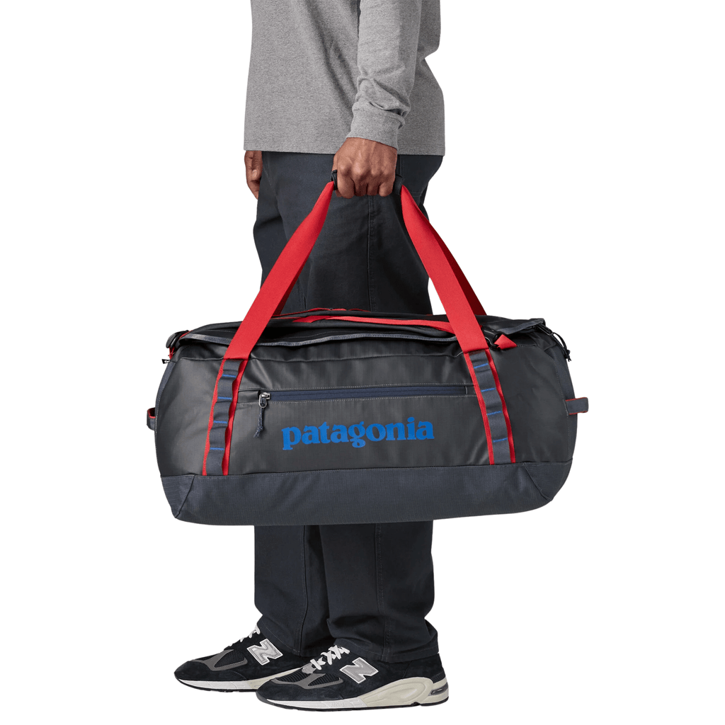 Patagonia Black Hole Duffel 55L - Smolder Blue/Red - Lenny's Shoe & Apparel
