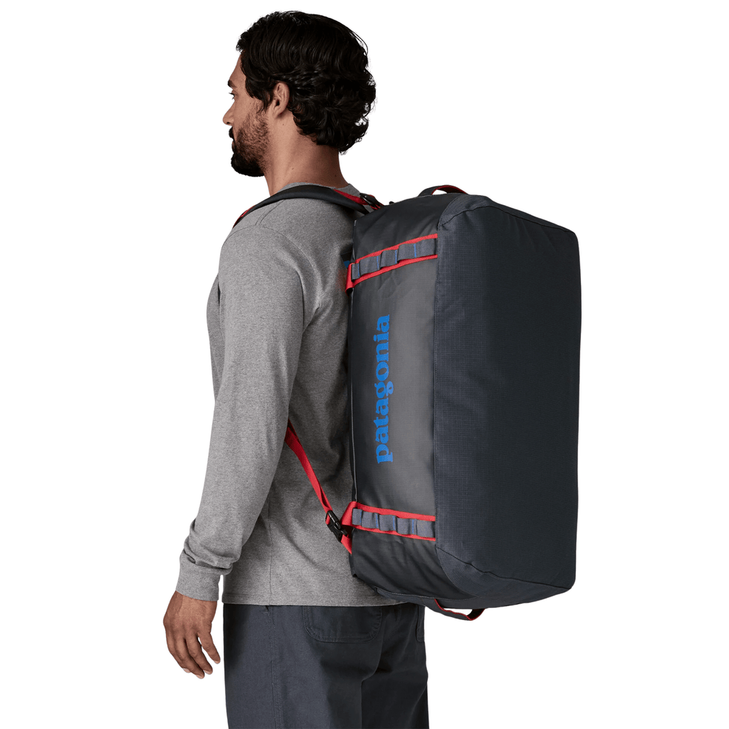 Patagonia Black Hole Duffel 55L - Smolder Blue/Red - Lenny's Shoe & Apparel