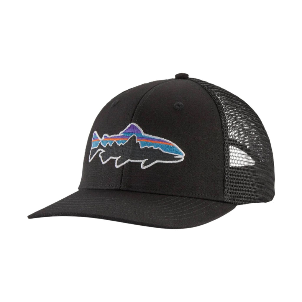 Patagonia Fitz Roy Trout Trucker Hat - Black - Lenny's Shoe & Apparel