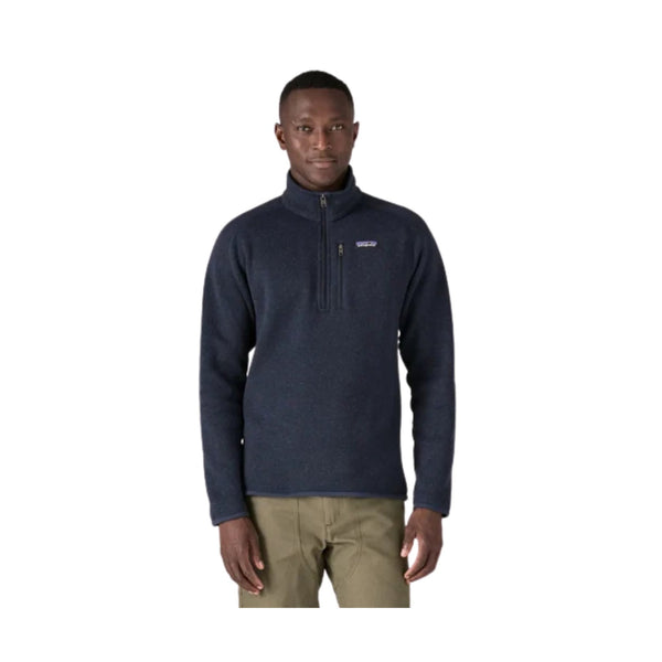 Patagonia Men's Better Sweater Quarter Zip Fleece - New Navy