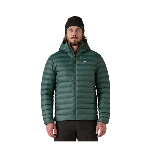 Patagonia Men's Down Sweater Hoody - Cascade Green - Lenny's Shoe & Apparel