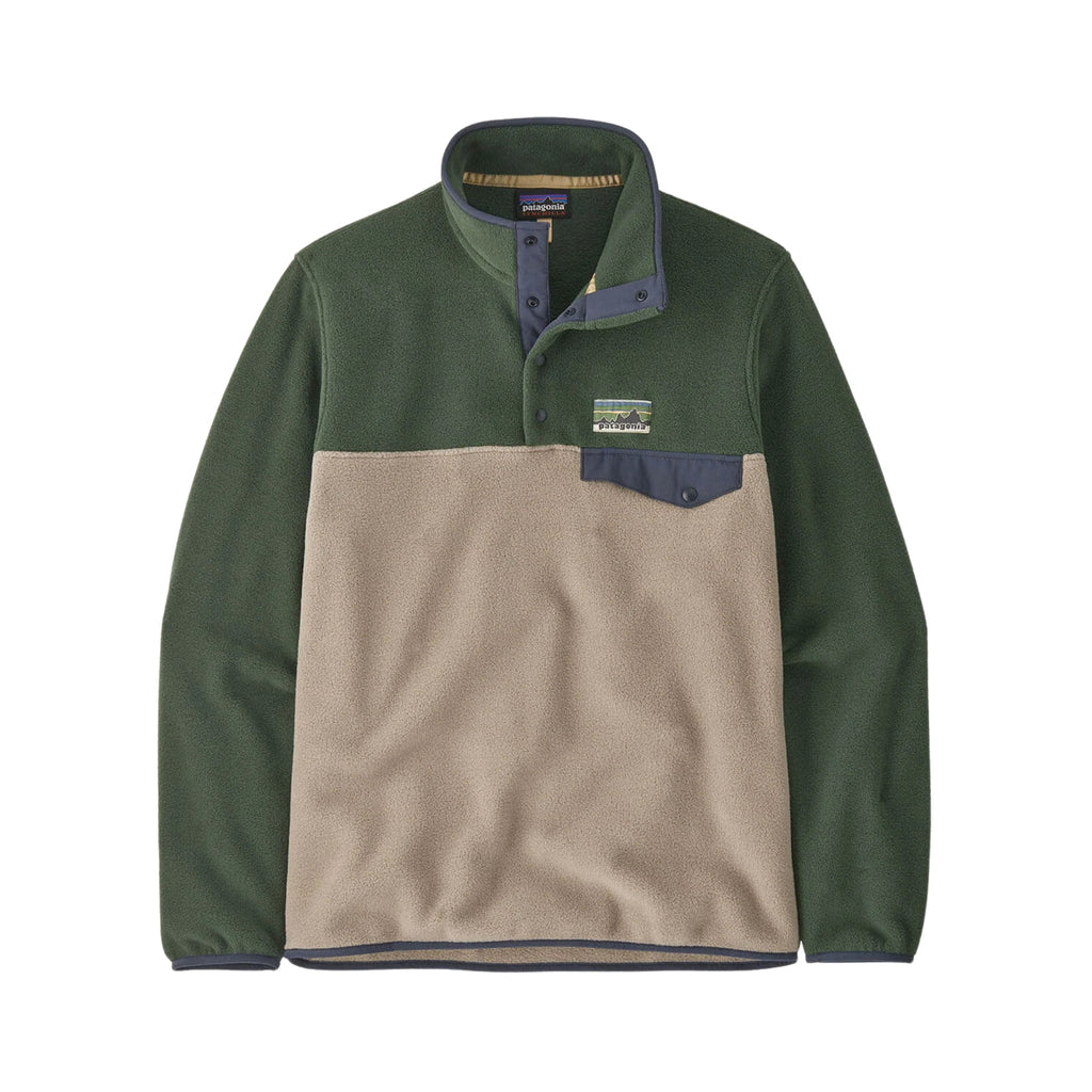 Patagonia Men's Lightweight Synch Snap Pullover Top - Seabird Grey - Lenny's Shoe & Apparel