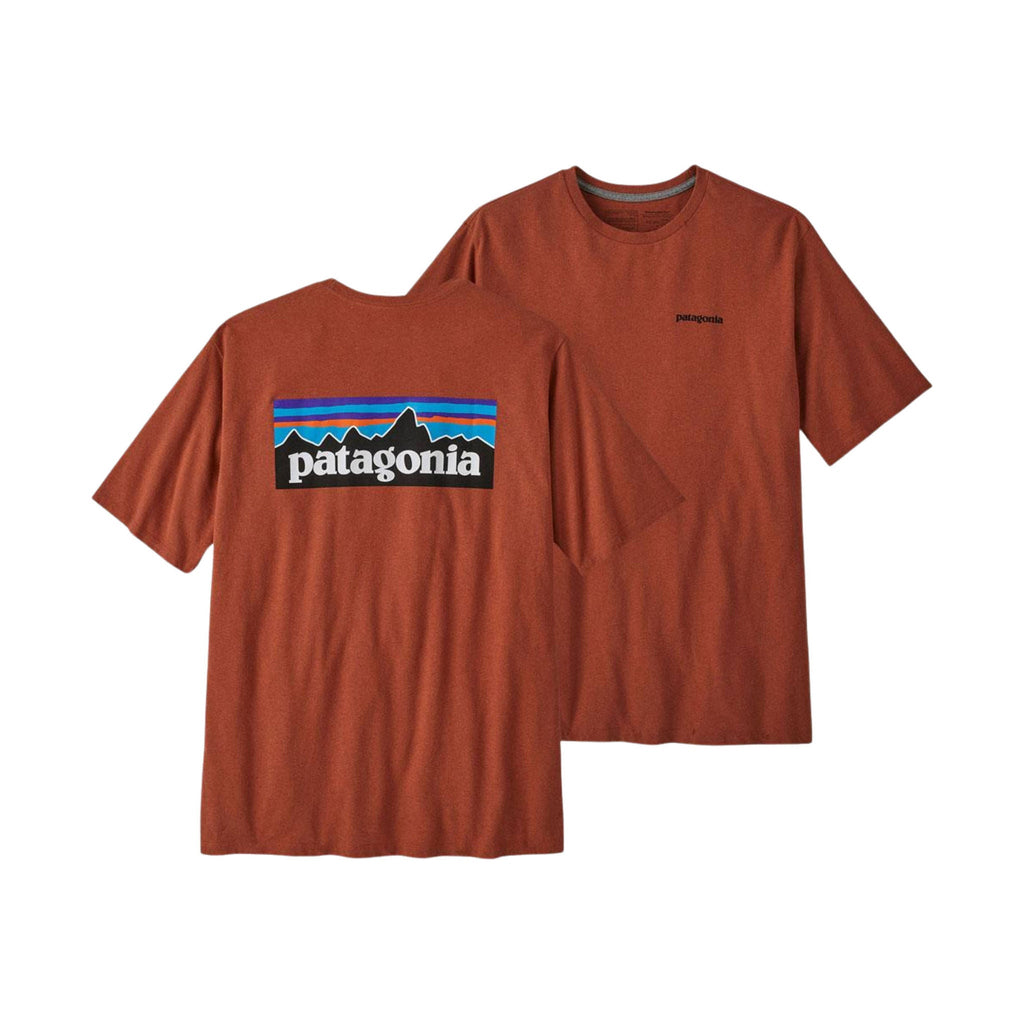 Patagonia Men's P - 6 Logo Responsibili Tee - Quartz Coral - ONLINE STORE CREDIT/EXCHANGE ONLY - Lenny's Shoe & Apparel