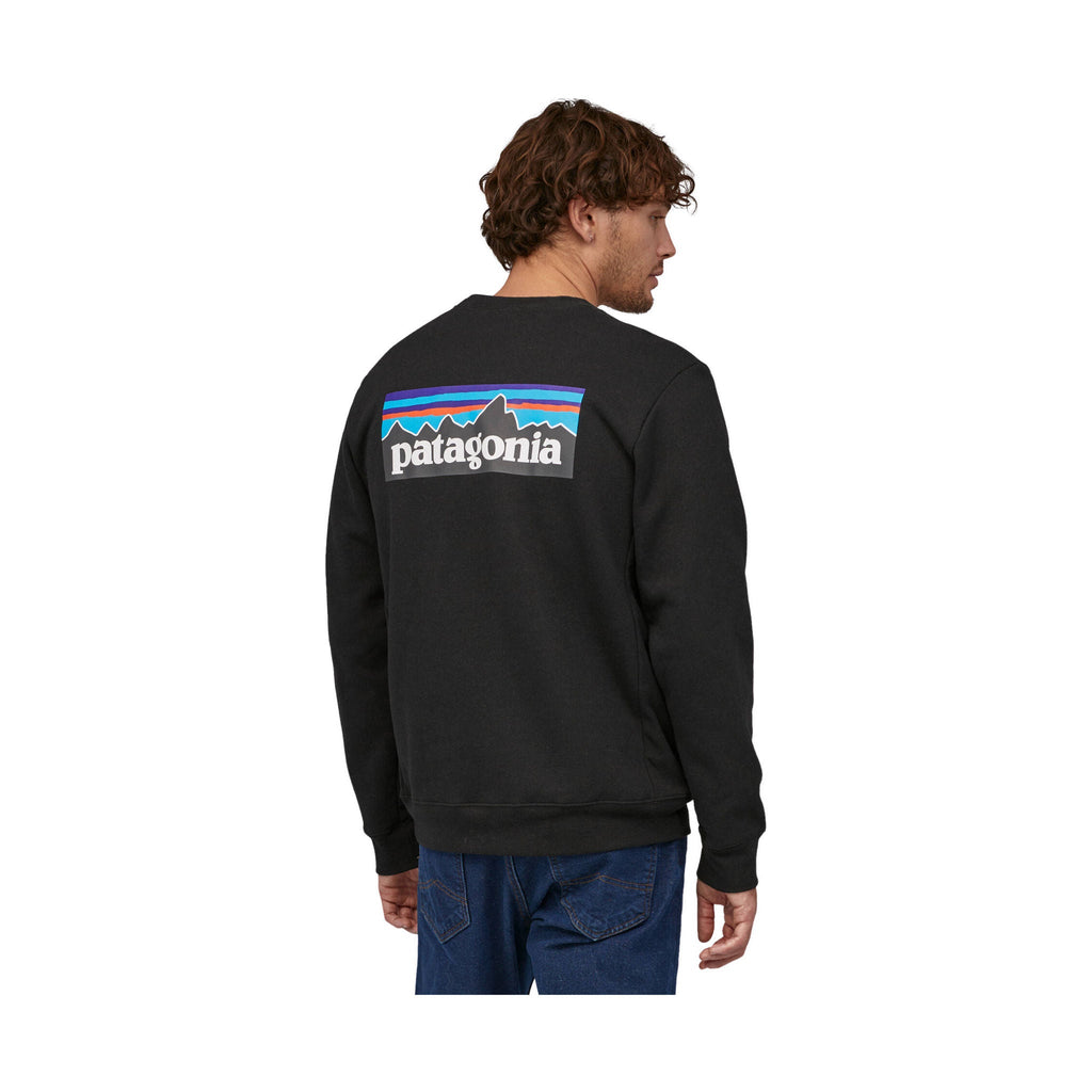 Patagonia Men's P - 6 Logo Uprisal Crew Sweatshirt - Black - Lenny's Shoe & Apparel