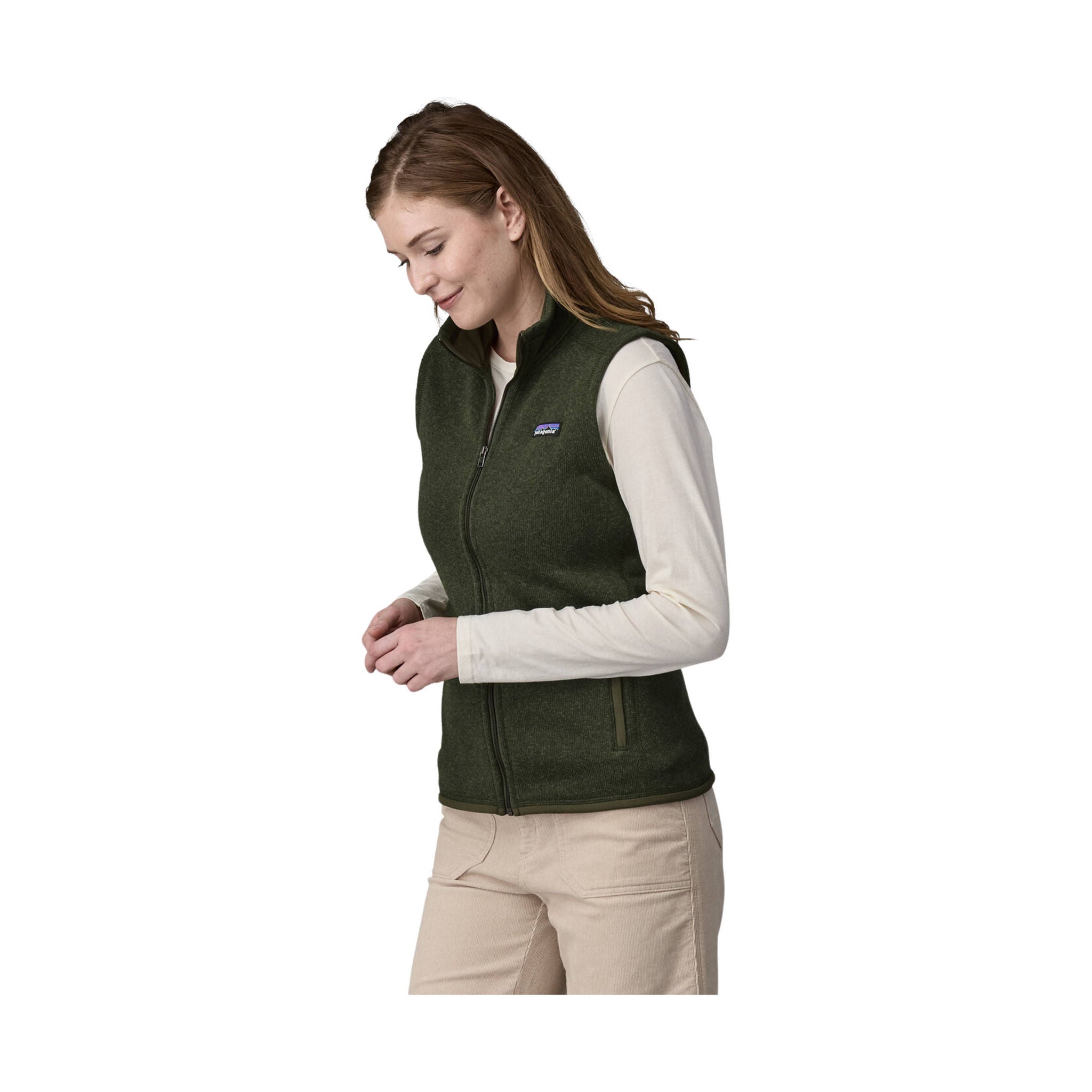Patagonia Women's Better Sweater Fleece Vest Torrey Pine Green