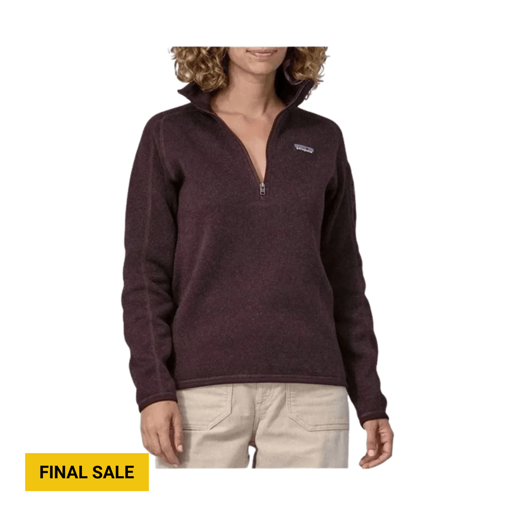 Patagonia Women's Better Sweater Quarter Zip - Obsidian Plum - Lenny's Shoe & Apparel