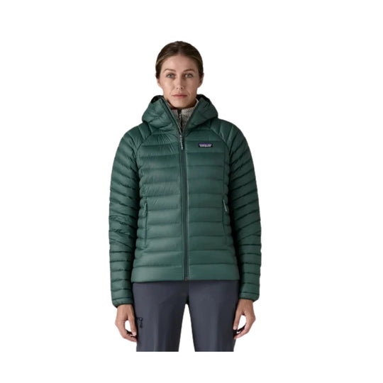Patagonia Women's Down Sweater Hoody - Cascade Green - Lenny's Shoe & Apparel