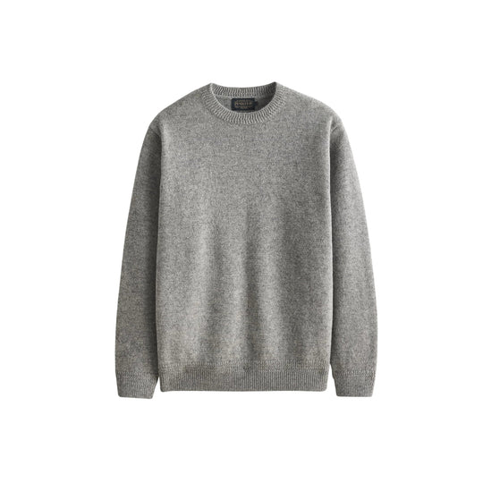 Pendleton Men's Shetland Crewneck Sweater - Light Grey Heather - Lenny's Shoe & Apparel