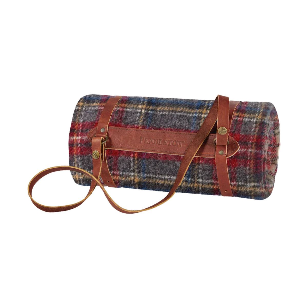 Pendleton Motor Robe With Leather Carrier - Charcoal Stewart - ONLINE ...