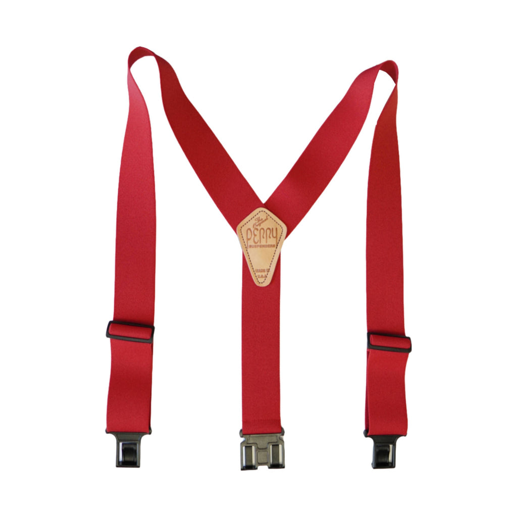 Perry Original Suspenders - Red - Lenny's Shoe & Apparel