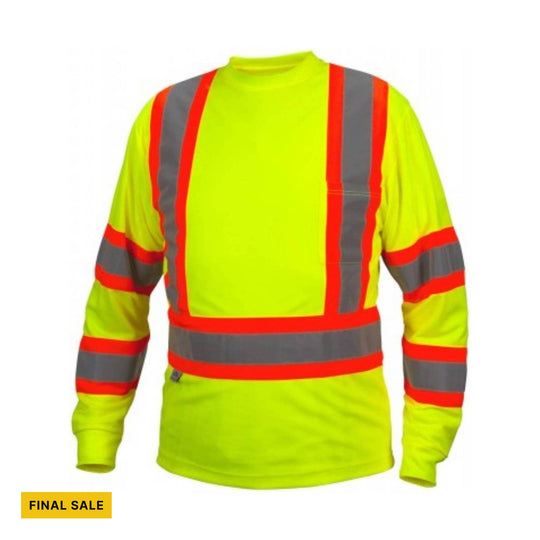 Pyramex Men's Long Sleeve Series T-Shirt - Yellow - FINAL SALE - Lenny's Shoe & Apparel