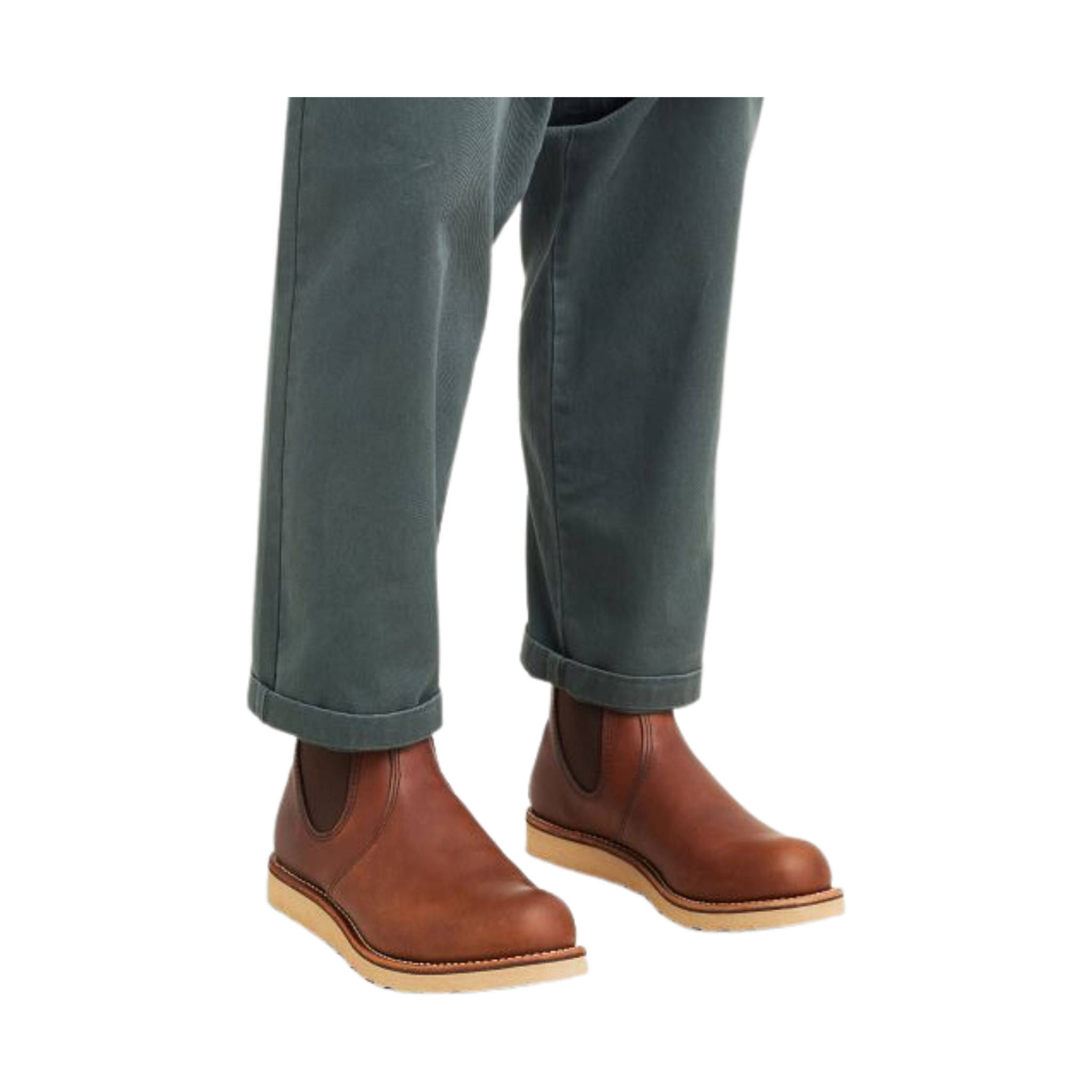 Red Wing Men's Classic Chelsea 6 Inch Boots - Amber Harness Red Wing Men's Classic Chelsea 6 Inch Boots - Amber Harness