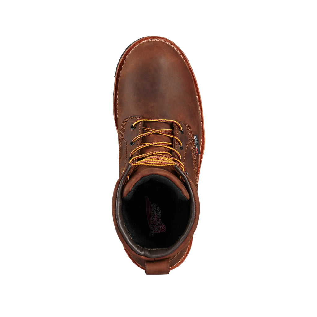 Red Wing Men's Loggermax 9 Inch Insulate Waterproof Soft Toe Work Boots - Brown - Lenny's Shoe & Apparel
