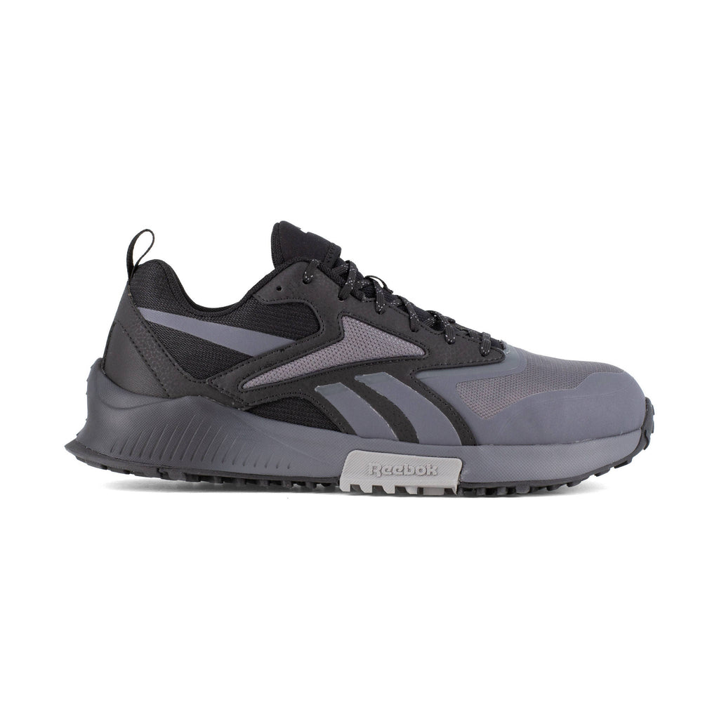 Reebok Work Men's Lavante Trail 2 Running Composite Toe Work Shoes - Grey/Black - Lenny's Shoe & Apparel