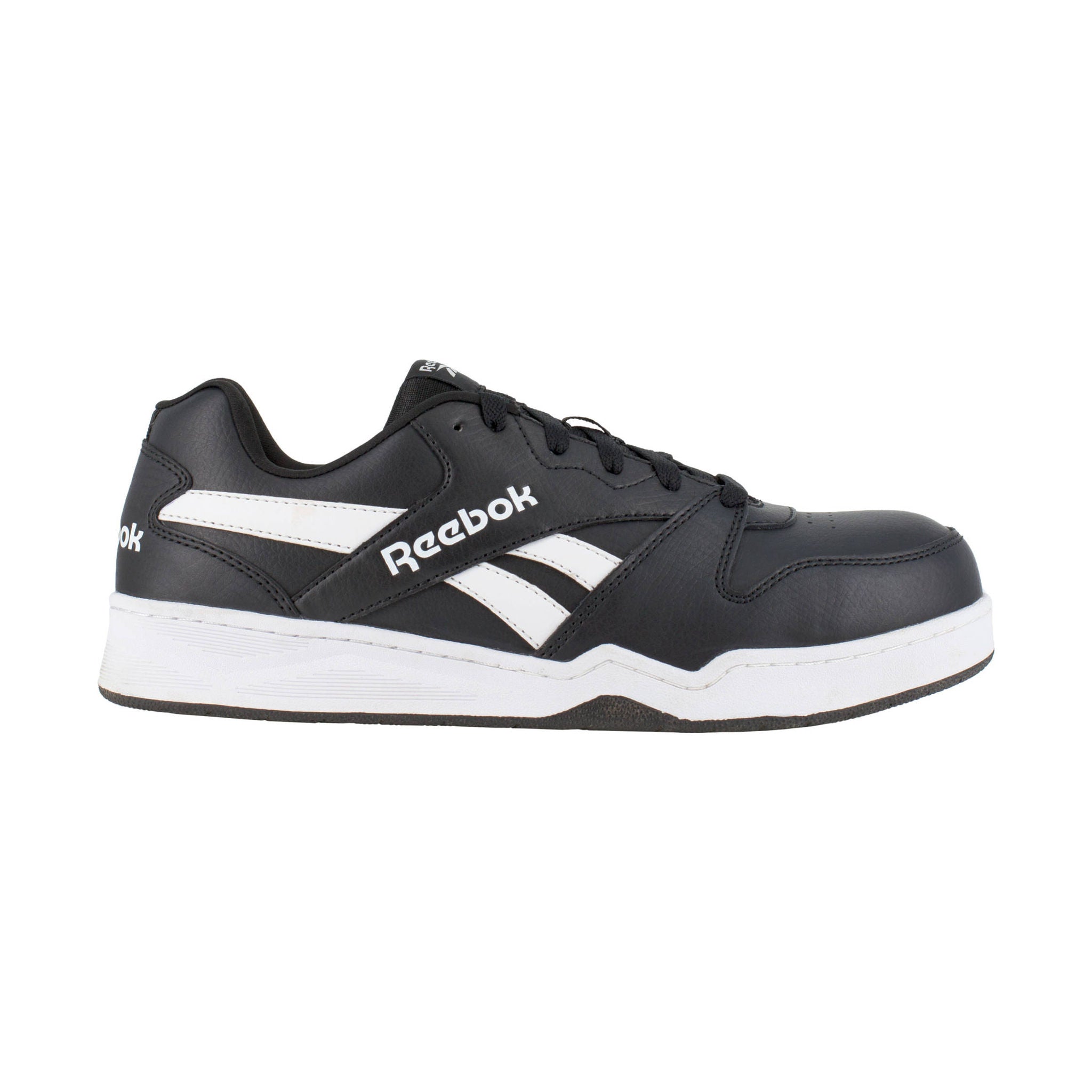 Reebok Work Men's Low Cut Composite Toe Work Shoes Black/White