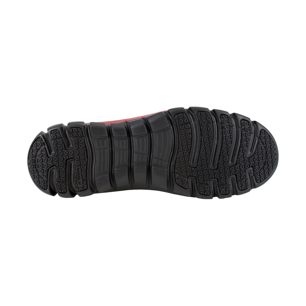 Reebok Work Men's Sublite Cushion Athletic Composite Toe Work Shoes - Black/Red - Lenny's Shoe & Apparel
