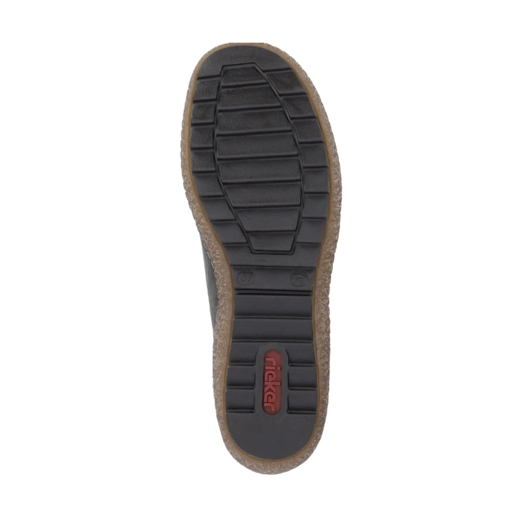 Rieker Women's Liv Slip Zip Shoes - Forest - Lenny's Shoe & Apparel