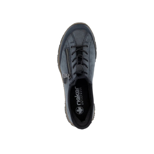 Rieker Women's Nikita 67 Shoes - Pazifik/Atlantic/Black - Lenny's Shoe & Apparel