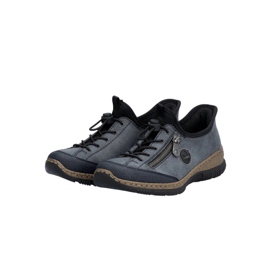 Rieker Women's Nikita 67 Shoes - Pazifik/Atlantic/Black - Lenny's Shoe & Apparel