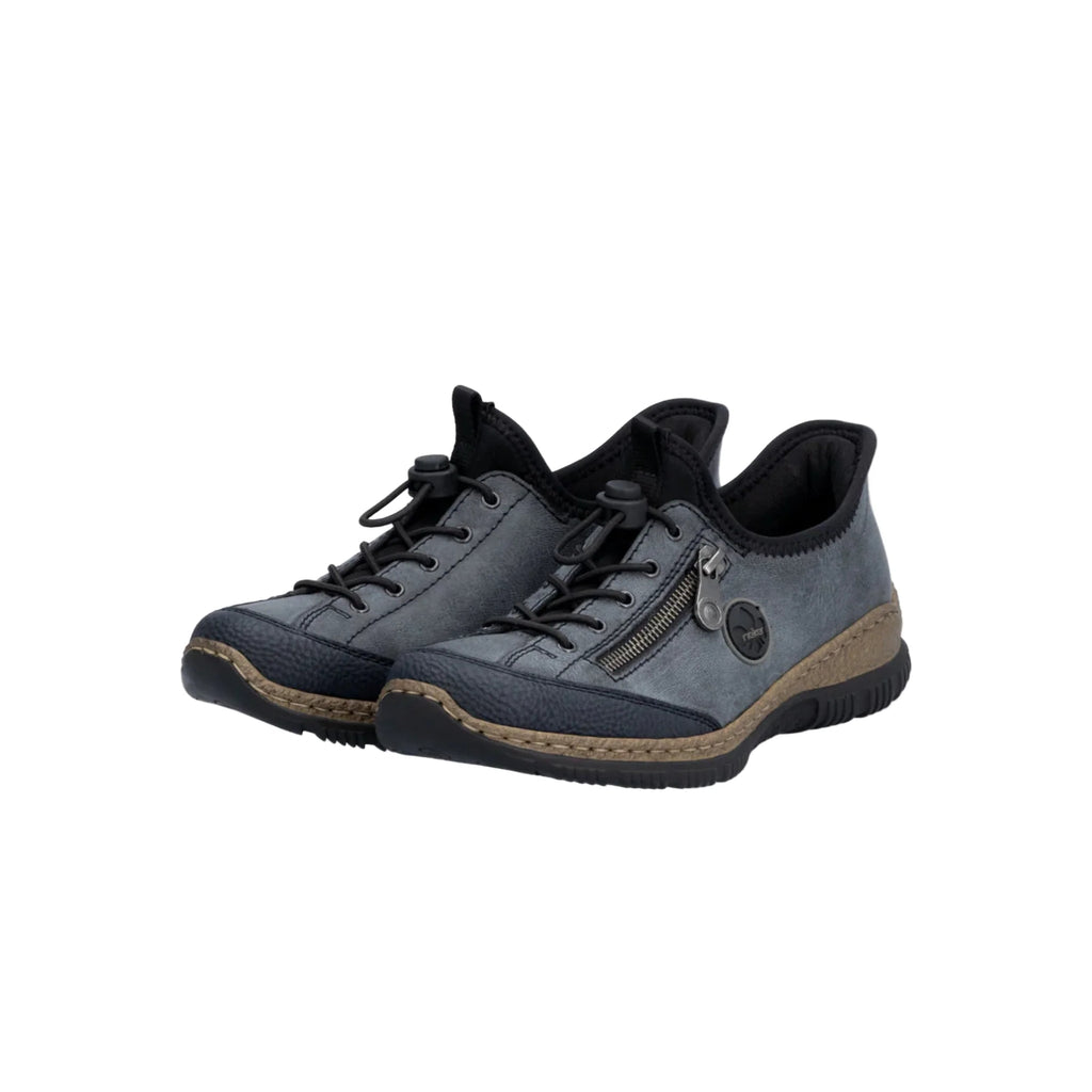 Rieker Women's Nikita 67 Shoes - Pazifik/Atlantic/Black - Lenny's Shoe & Apparel