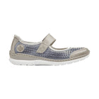 Rieker Women's Nikita Shoes - Steel/Jeans/Silverflower - Lenny's Shoe & Apparel