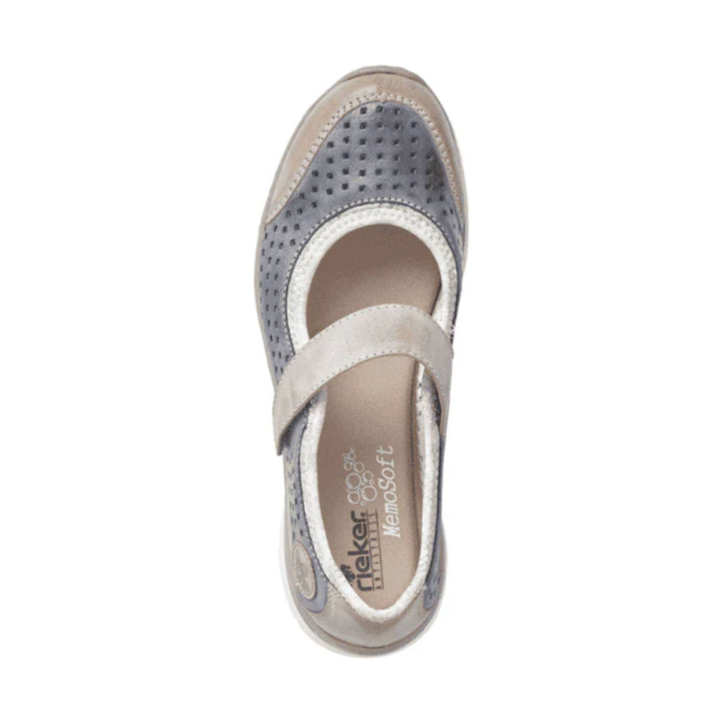 Rieker Women's Nikita Shoes - Steel/Jeans/Silverflower - Lenny's Shoe & Apparel