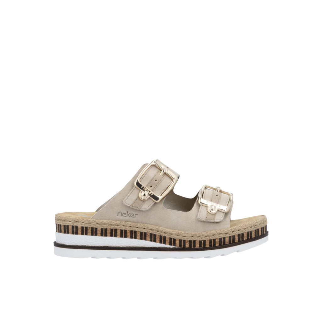 Rieker Women's Regina 55 Sandals - Iceberg/Nude - Lenny's Shoe & Apparel