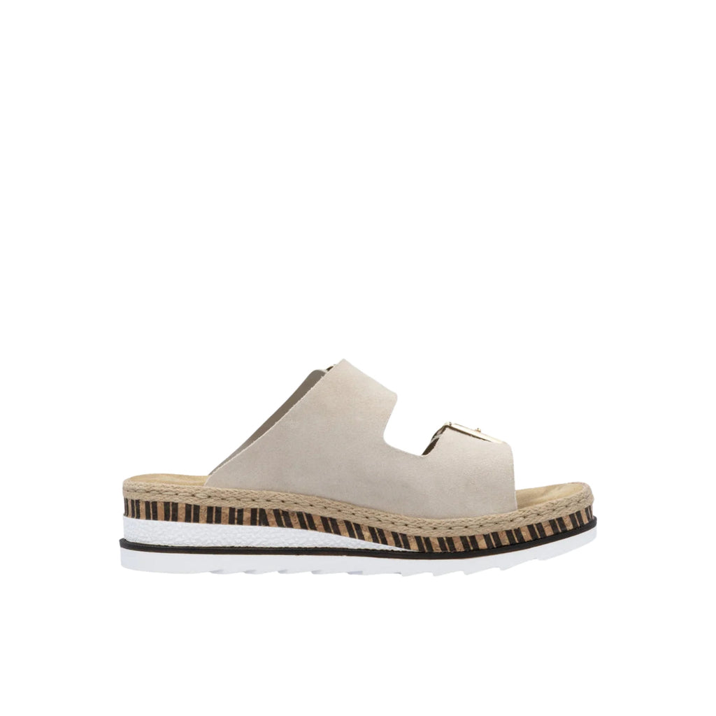 Rieker Women's Regina 55 Sandals - Iceberg/Nude - Lenny's Shoe & Apparel