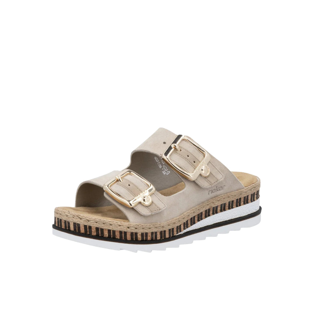 Rieker Women's Regina 55 Sandals - Iceberg/Nude - Lenny's Shoe & Apparel