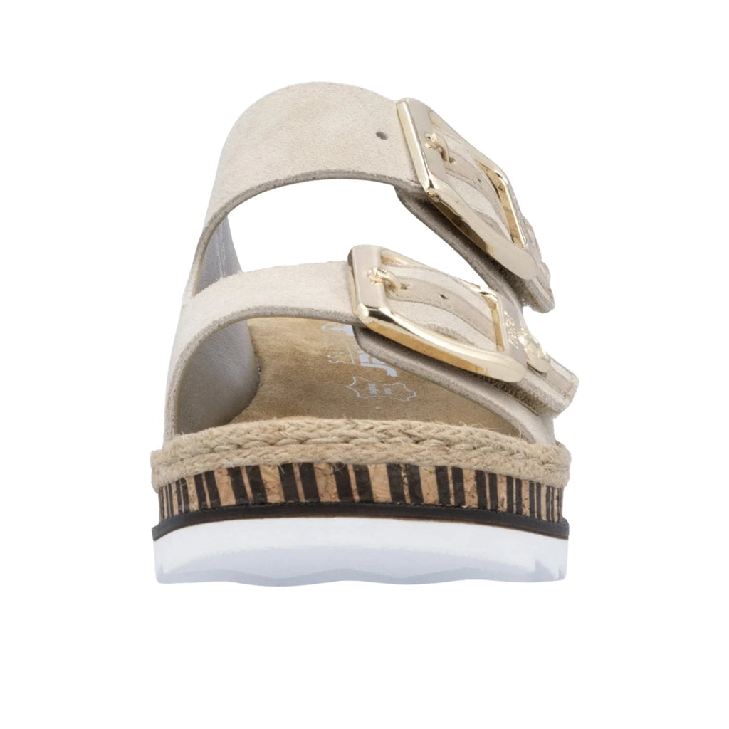 Rieker Women's Regina 55 Sandals - Iceberg/Nude - Lenny's Shoe & Apparel