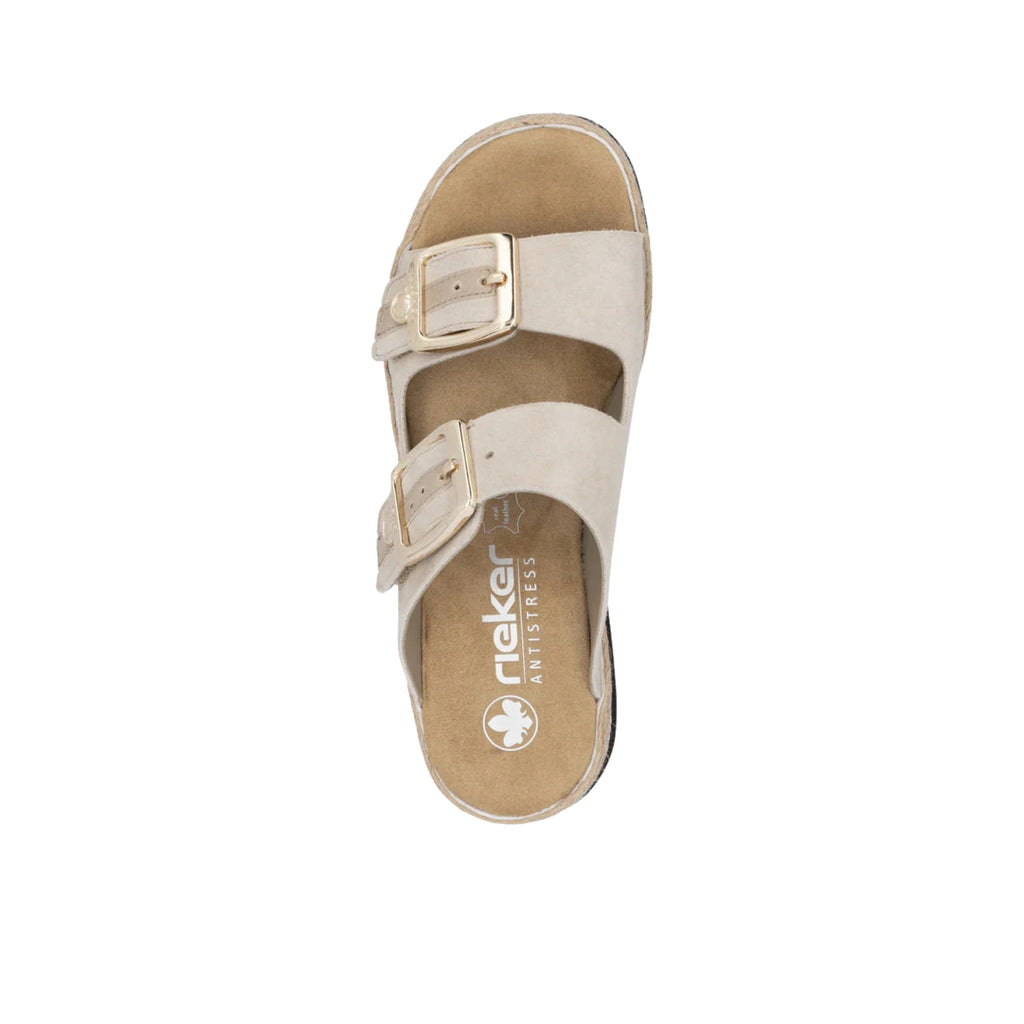 Rieker Women's Regina 55 Sandals - Iceberg/Nude - Lenny's Shoe & Apparel
