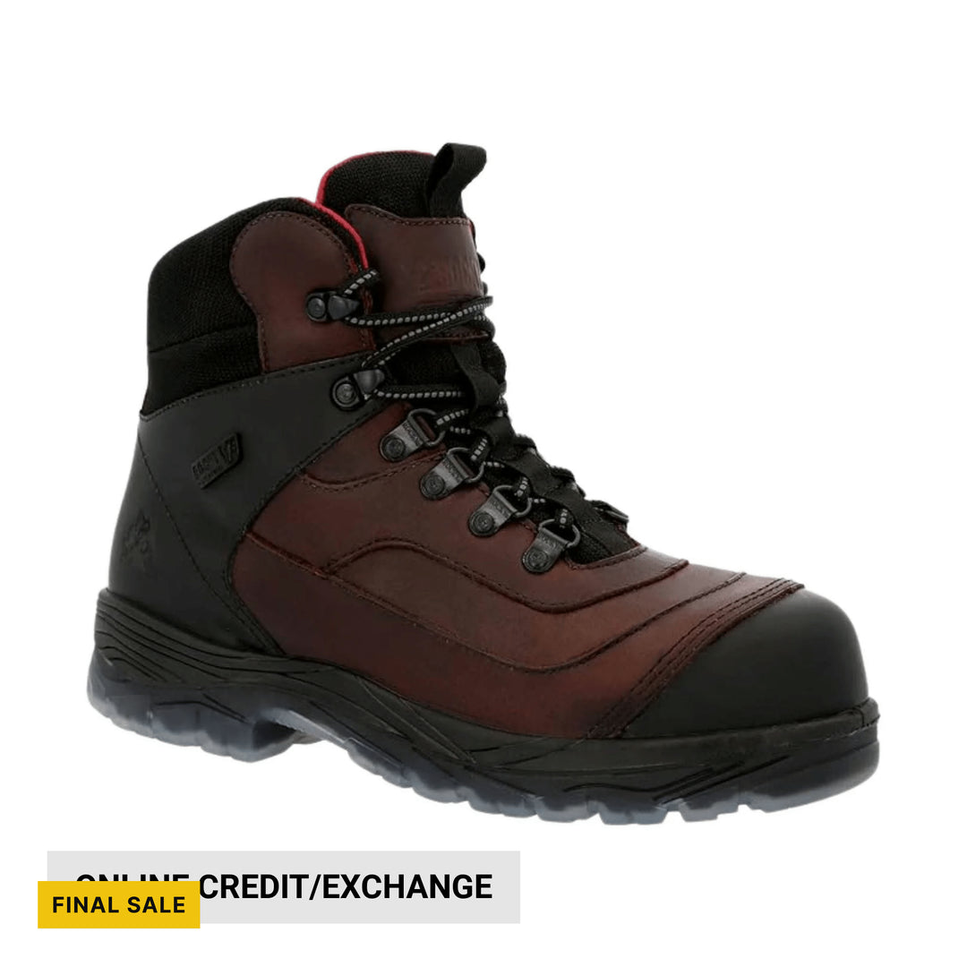 Rocky Men's Forge 6 Inch Composite Toe Work Boots - Brown - FINAL SALE - Lenny's Shoe & Apparel