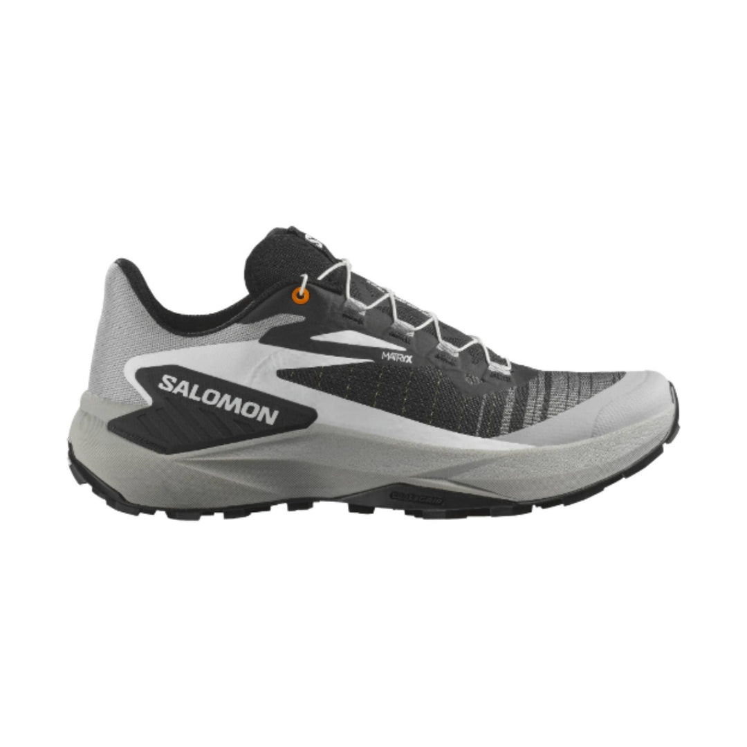 Salomon Men's Genesis Trail Running Shoes - Black/Alloy/Tumeric - Lenny's Shoe & Apparel