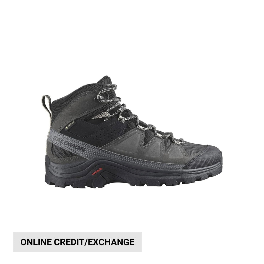 Salomon Men's Quest Rove GoreTex Leather Hiking Boots - Black/Phantom/Mgnt - Lenny's Shoe & Apparel