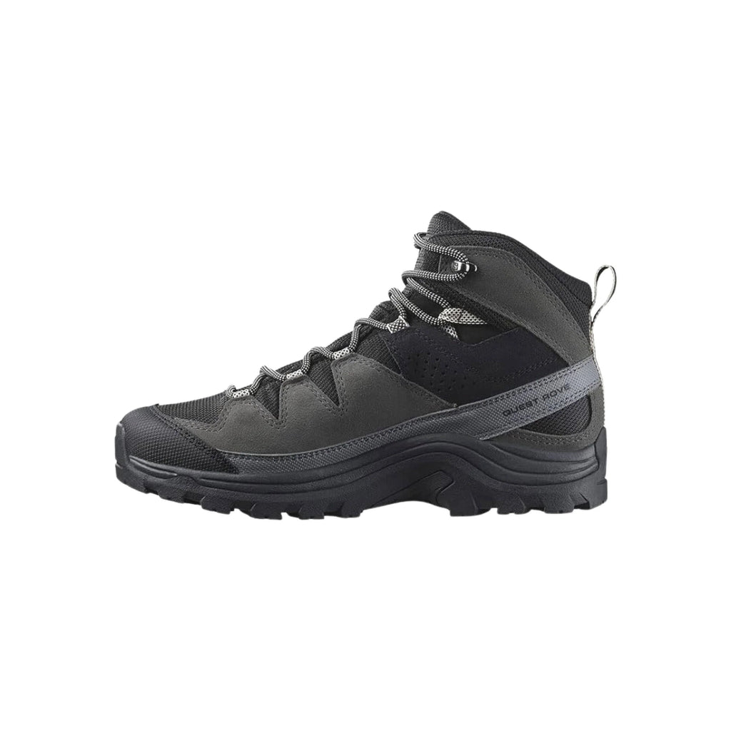 Salomon Men's Quest Rove GoreTex Leather Hiking Boots - Black/Phantom/Mgnt - Lenny's Shoe & Apparel