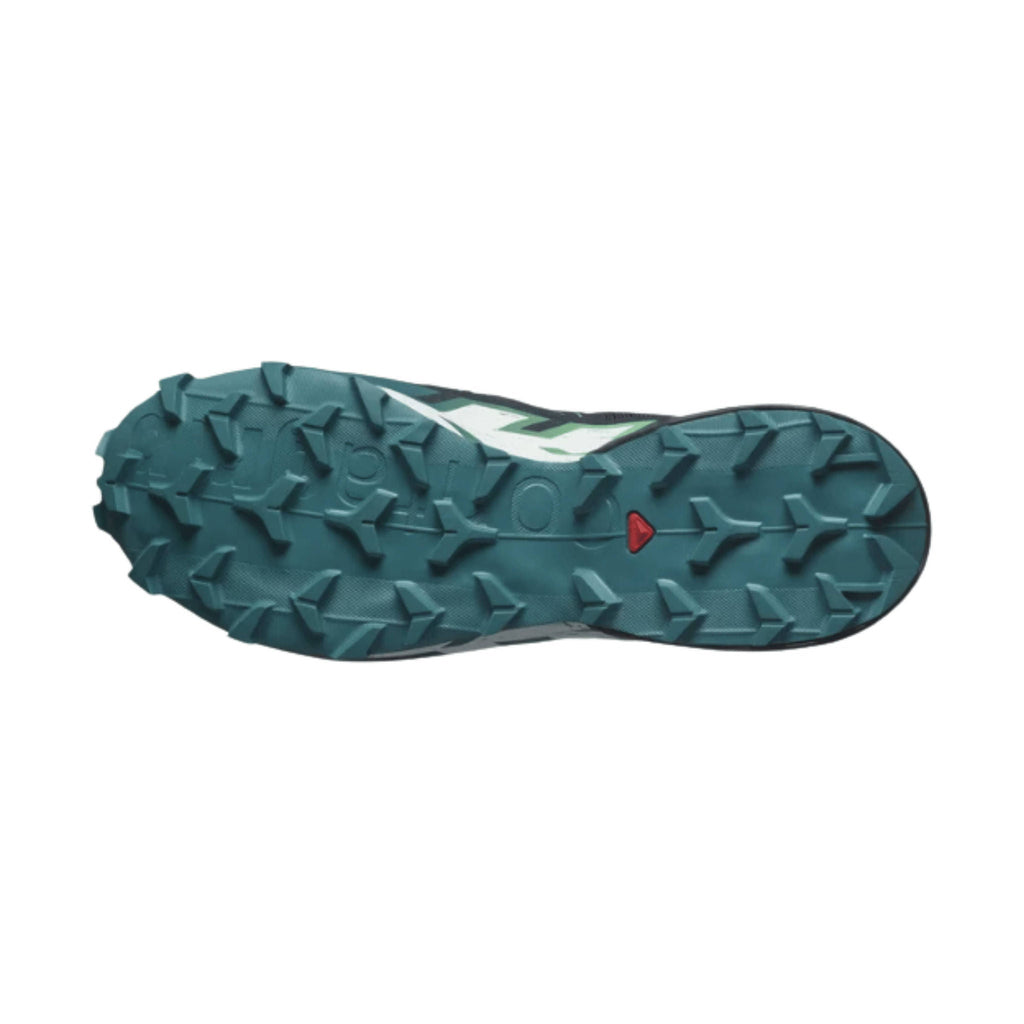 Salomon Men's Speedcross 6 Trail Running Shoes - Carbon/Tahitian Tide/White - Lenny's Shoe & Apparel
