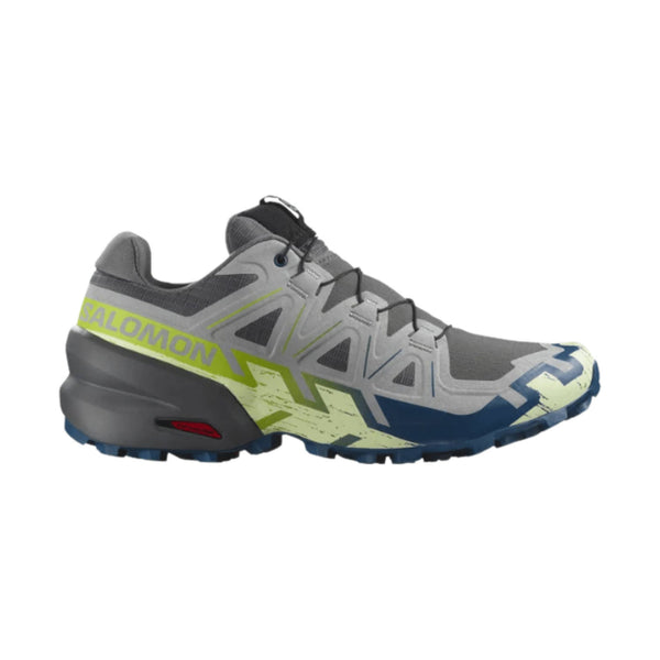 Salomon Men's Speedcross 6 Trail Running Shoes - Castlerock/Lime