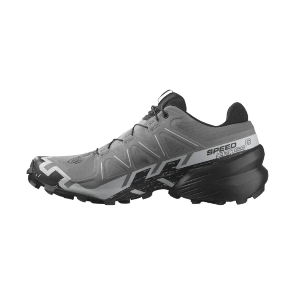 Salomon Men's Speedcross 6 Trail Running Shoes - Quiet Shade/Black/Pearl Blue - Lenny's Shoe & Apparel