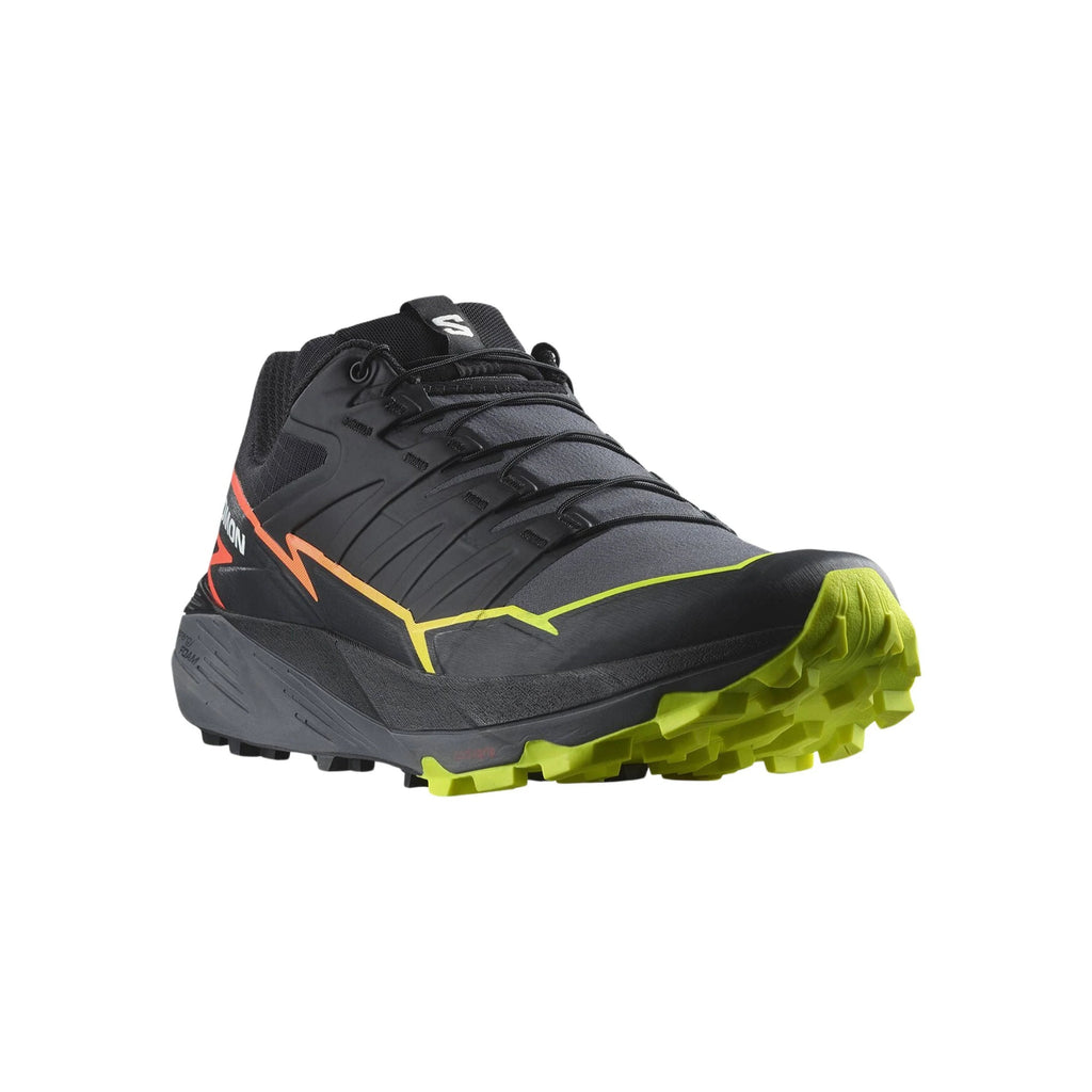 Salomon Men's Thundercross Trail Running Shoes - Black/Quiet Shade/Fiery Coral - Lenny's Shoe & Apparel