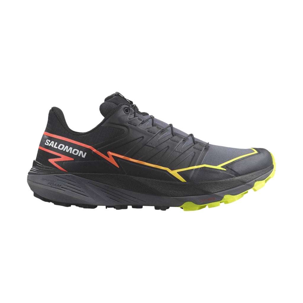 Salomon Men's Thundercross Trail Running Shoes - Black/Quiet Shade/Fiery Coral - Lenny's Shoe & Apparel