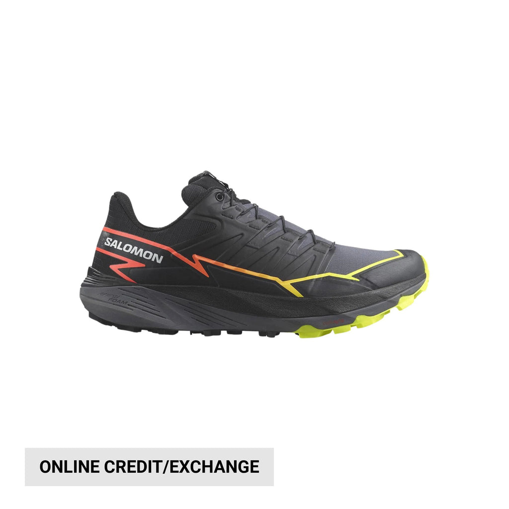 Salomon Men's Thundercross Trail Running Shoes - Black/Quiet Shade/Fiery Coral - Lenny's Shoe & Apparel